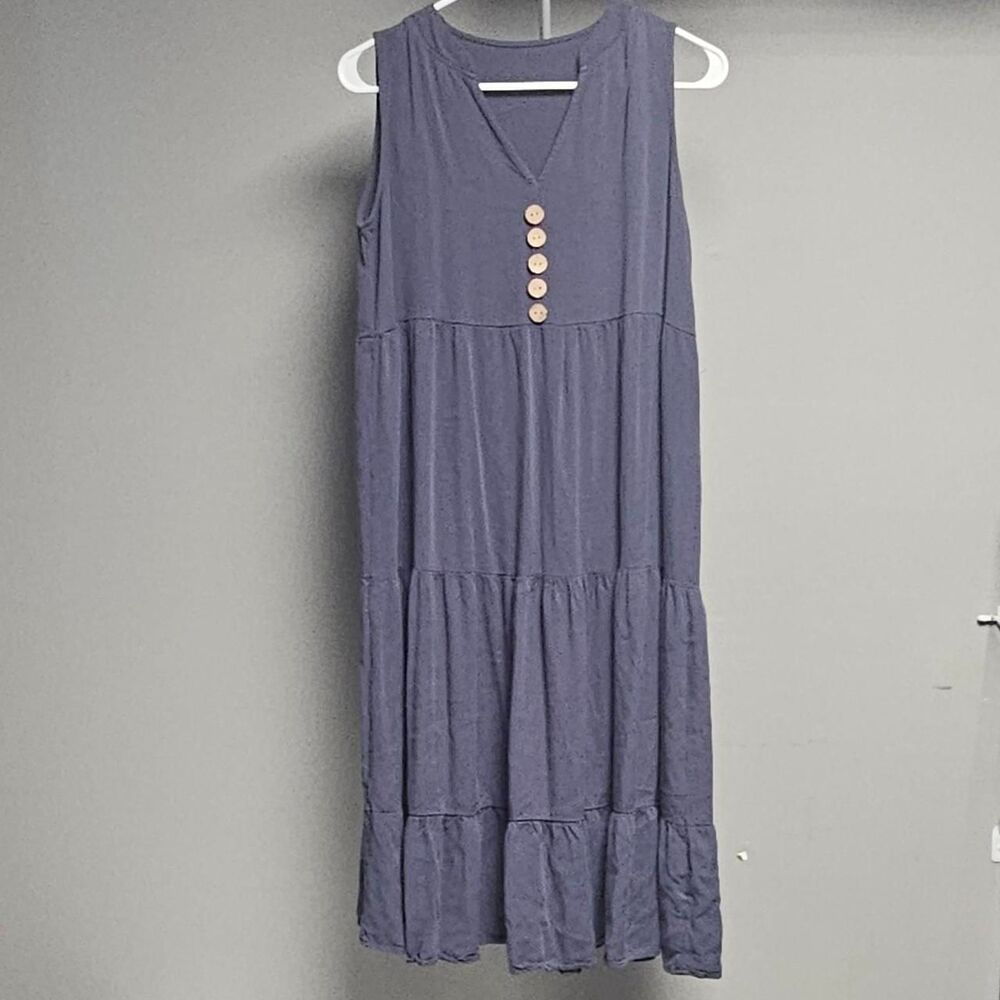 No-brand Women's Blue and Navy Dress